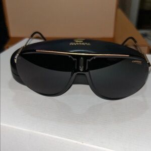Carrera Black Aviator Sunglasses